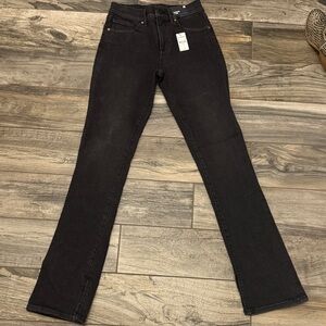 Express Women's Dark Black Skyscraper Jeans